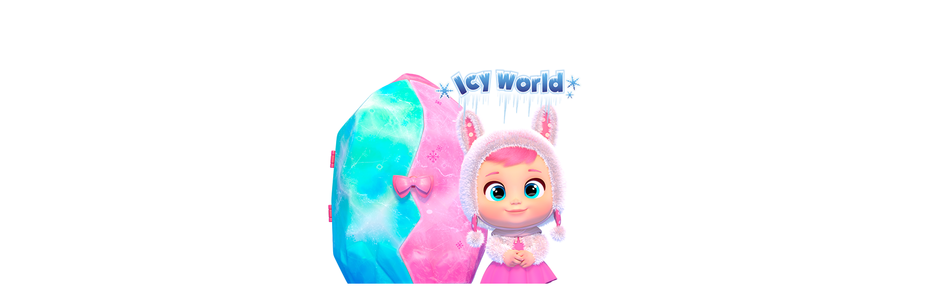 Cry Babies Magic Tears Icy World Keep Me Warm Doll, Collect All 12. Ages 3+