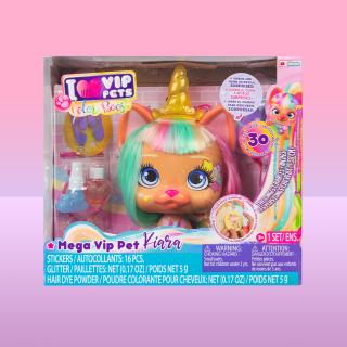 VIP Pets Mega VIP Pet Nyla Styling Head with Hair Accessories 